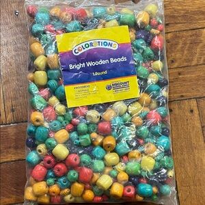 Multicolor Wooden Beads